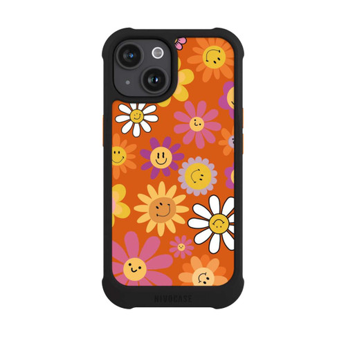 Apple iPhone 15 NIVOmax Smiles Orange Flowers