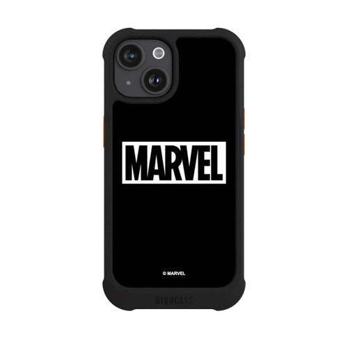 Apple iPhone 15 NIVOmax Marvel Logo Black