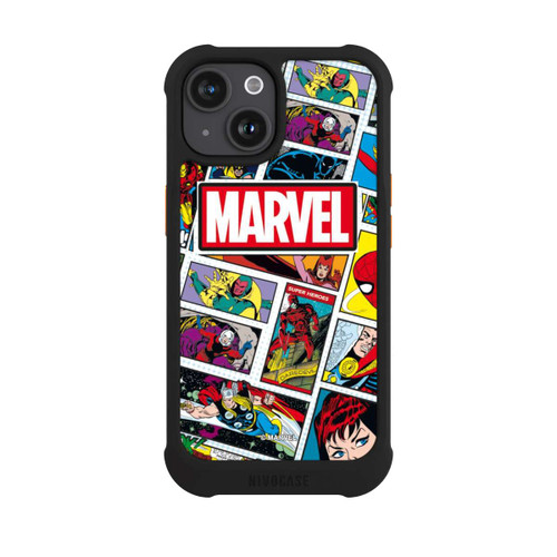 Apple iPhone 15 NIVOmax Marvel Comic Pattern