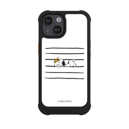 Apple iPhone 15 NIVOmax Snoopy &amp; Woodstock Lignes