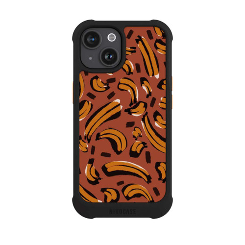Apple iPhone 15 NIVOmax Motif abstrait de bananes