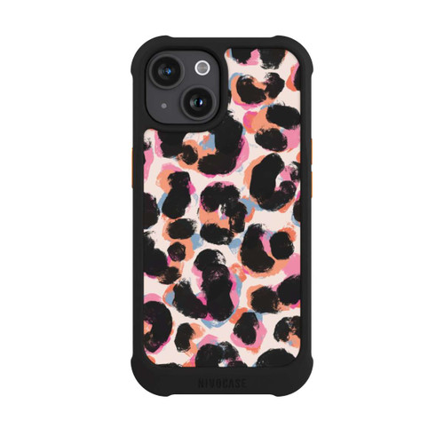 Apple iPhone 15 NIVOmax Lion Pattern Colorée