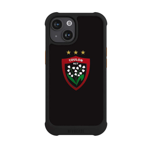 Apple iPhone 15 NIVOmax Logo RC Toulonnais Noir