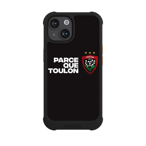 Apple iPhone 15 NIVOmax RC Toulonnais PQT Noir