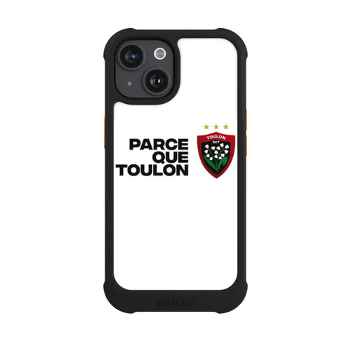 Apple iPhone 15 NIVOmax RC Toulonnais PQT Blanc