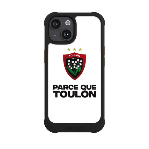 Apple iPhone 15 NIVOmax RC Toulonnais Blanc