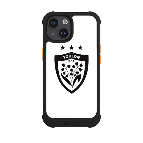 Apple iPhone 15 NIVOmax RCT Blanc &amp; Noir
