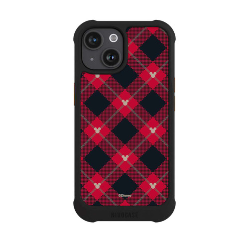 Apple iPhone 15 NIVOmax Motif de Noël Mickey rouge