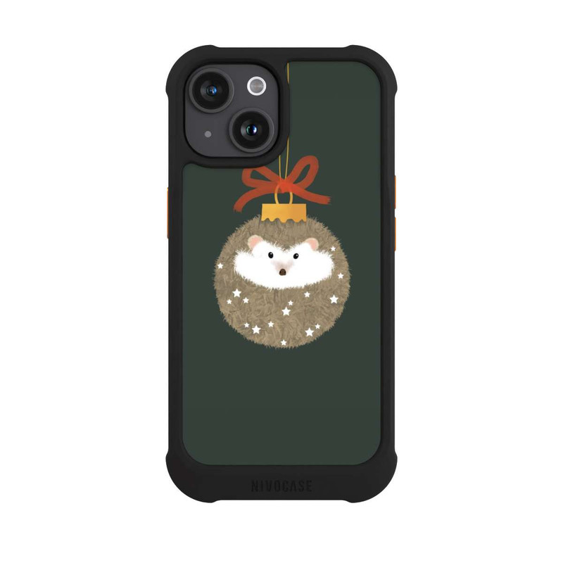 iPhone 15 NIVOmax weihnachtlicher Igel