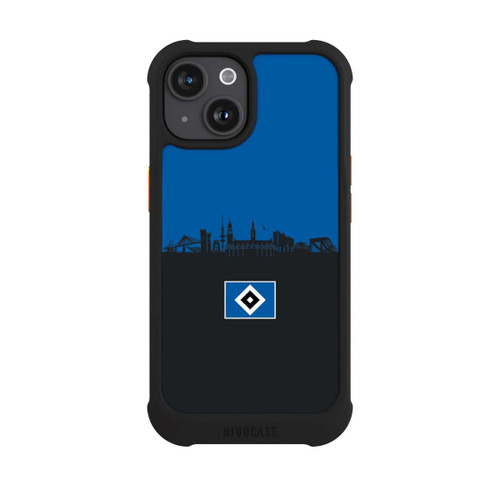 Apple iPhone 15 NIVOmax HSV Skyline Blau Schwarz