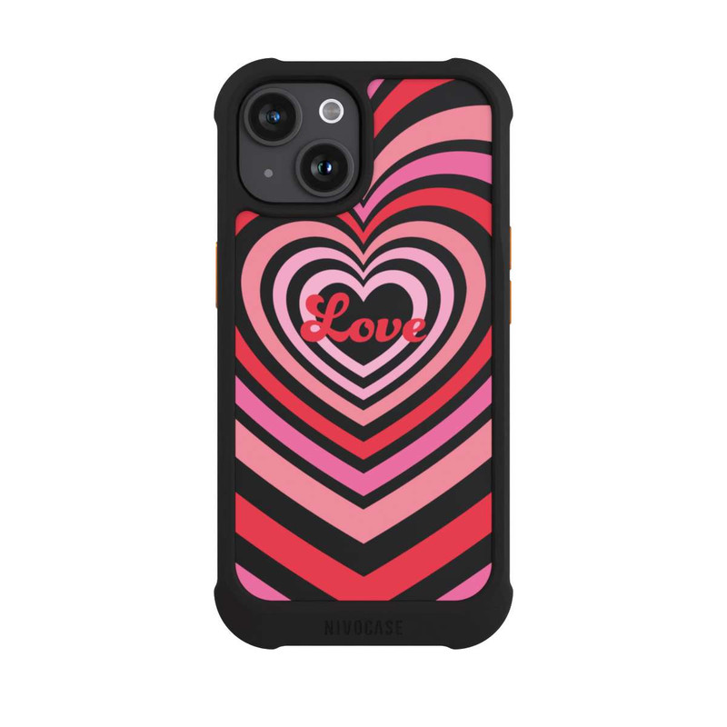 iPhone 15 NIVOmax Love Rotschattierungen