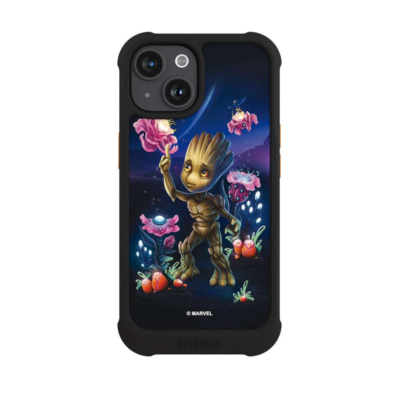 iPhone 15 NIVOmax Baby Groot Blumen