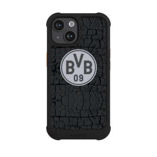 Apple iPhone 15 NIVOmax BVB Trikot Kohle und Stahl