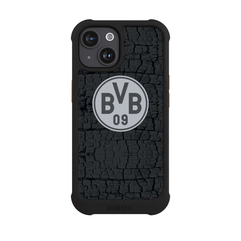 iPhone 15 NIVOmax BVB Trikot Kohle und Stahl