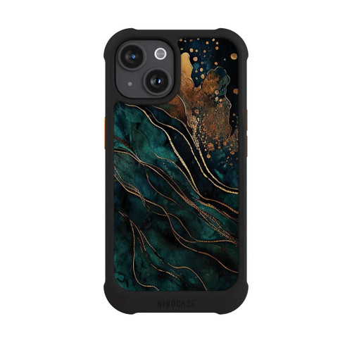 Apple iPhone 15 NIVOmax Or et vert
