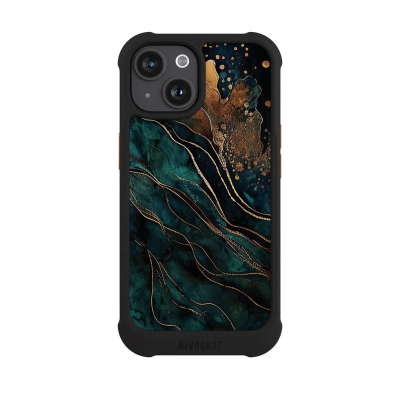 iPhone 15 NIVOmax Or et vert
