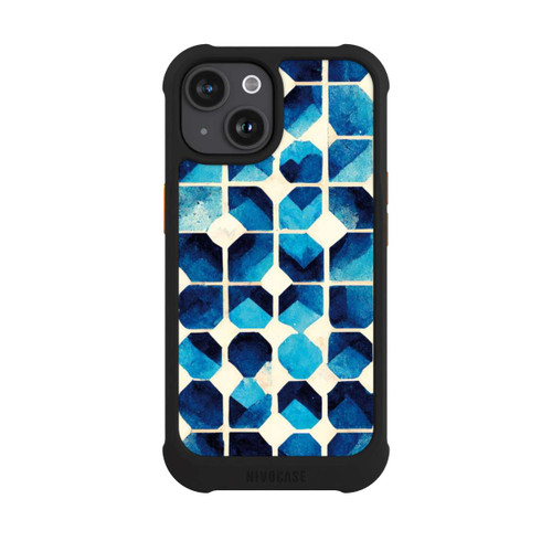 Apple iPhone 15 NIVOmax Motif bleu