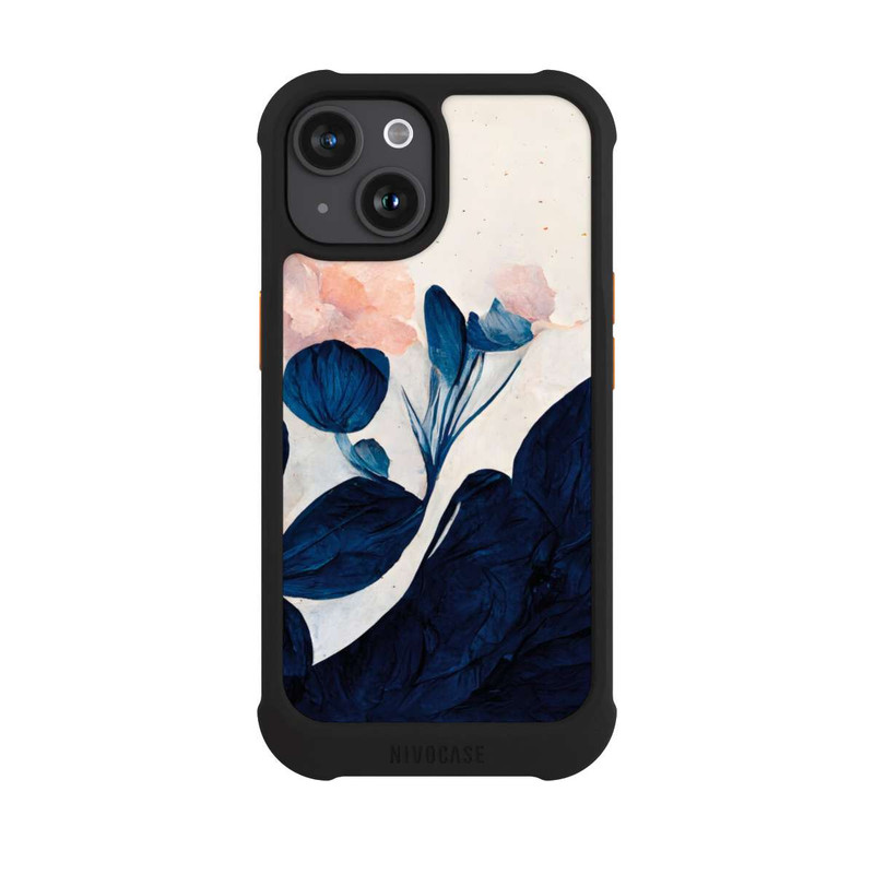 iPhone 15 NIVOmax Tulipes bleues