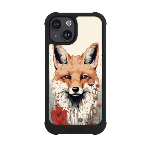 Apple iPhone 15 NIVOmax  Fox with Flowers