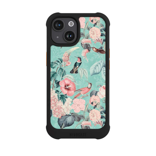 Apple iPhone 15 NIVOmax Kolibri Paradies Pattern