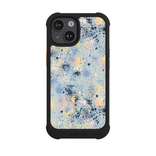 Apple iPhone 15 NIVOmax Ink Dripping Dust Texture Blue