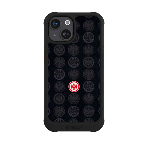 Apple iPhone 15 NIVOmax Eintracht Frankfurt Logo Pattern