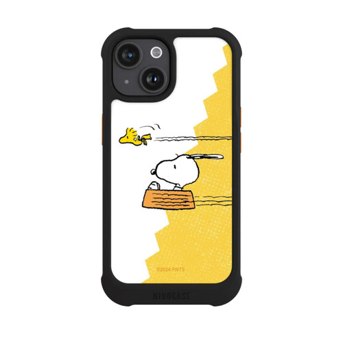 Apple iPhone 15 NIVOmax Snoopy avec Woodstock