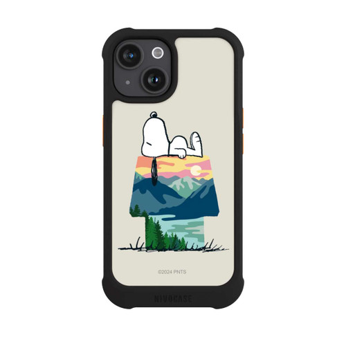 Apple iPhone 15 NIVOmax Snoopy Camping Hütte