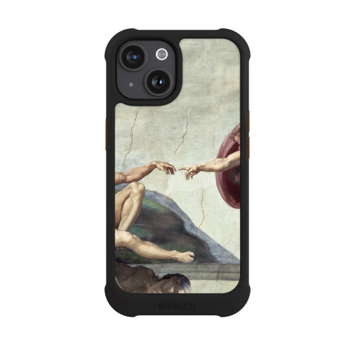 Apple iPhone 15 NIVOmax La Création d'Adam-Michel-Ange (Buonarroti)