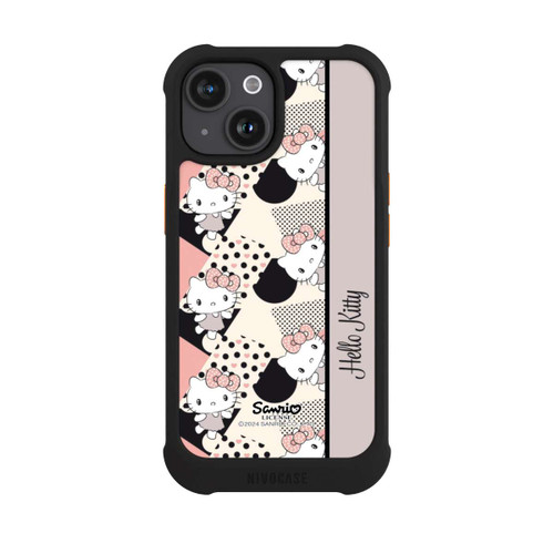 Apple iPhone 15 NIVOmax Hello Kitty elegantes Muster