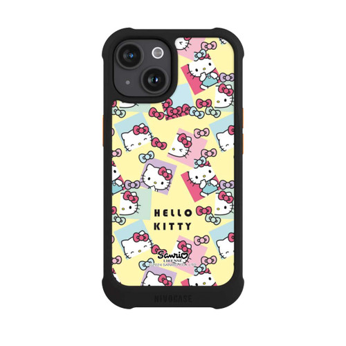 Apple iPhone 15 NIVOmax Hello Kitty Pastellmuster