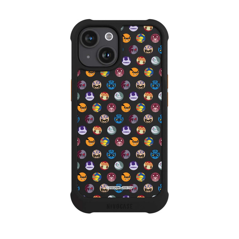 iPhone 15 NIVOmax Bijuu Muster Transparent