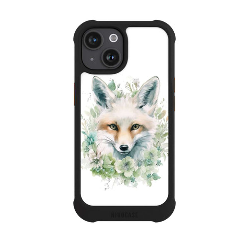 Apple iPhone 15 NIVOmax Fuchs blumig