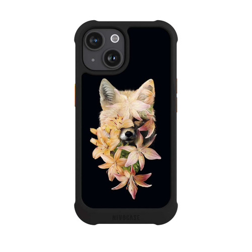 Apple iPhone 15 NIVOmax Blumen-Fuchs