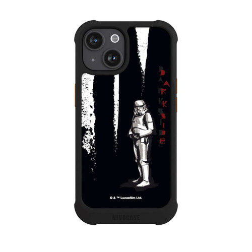 Apple iPhone 15 NIVOmax Stormtrooper Dunkle Seite