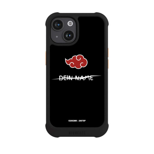 Apple iPhone 15 NIVOmax Akatsuki personalisierbar Schwarz