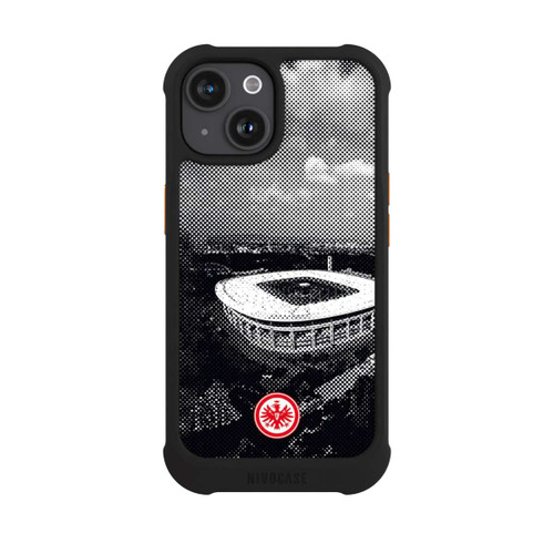 Apple iPhone 15 NIVOmax SGE Stadion Schwarz Weiß
