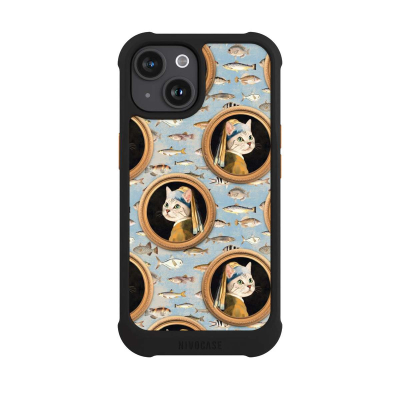 iPhone 15 NIVOmax Cat Pattern