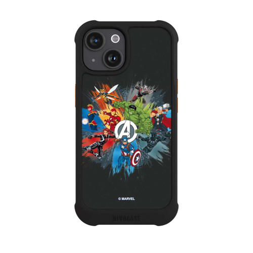 Apple iPhone 15 NIVOmax Marvel's Avengers Black
