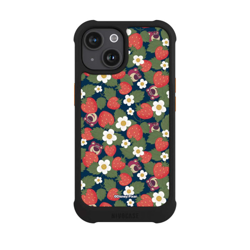 Apple iPhone 15 NIVOmax Lotso Toy Story Strawberry Flower Pattern