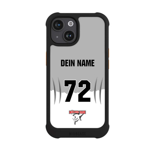 Apple iPhone 15 NIVOmax Kölner Haie Trikotmotiv Personalisierbar