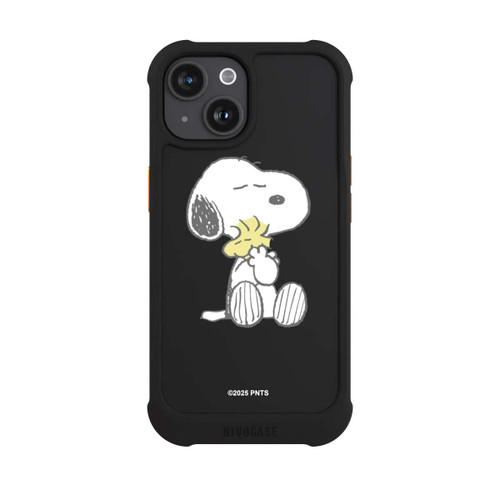 Apple iPhone 15 NIVOmax Snoopy And Woodstock Cuddling transparent
