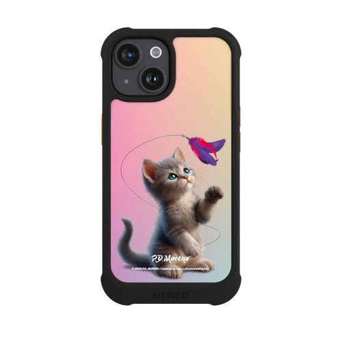 Apple iPhone 15 NIVOmax Playing Cat with Feather