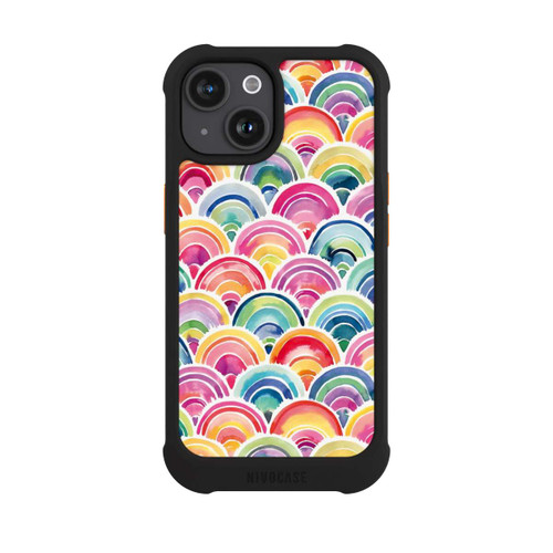 Apple iPhone 15 NIVOmax Happy Summer Rainbow Scales