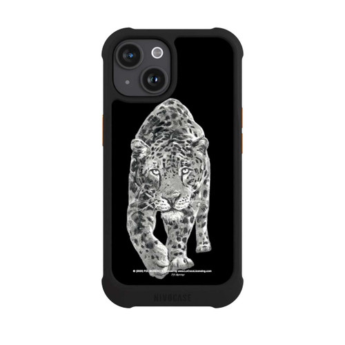 Apple iPhone 15 NIVOmax Leopard Schwarz