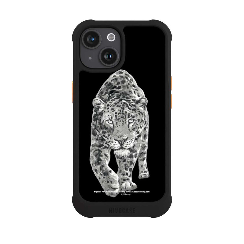 iPhone 15 NIVOmax Leopard Schwarz