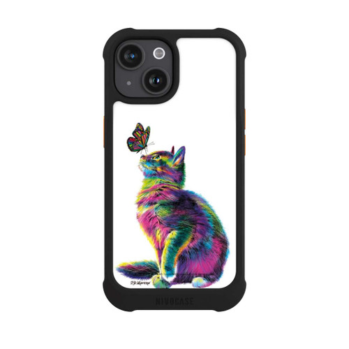 Apple iPhone 15 NIVOmax Katze verspielt