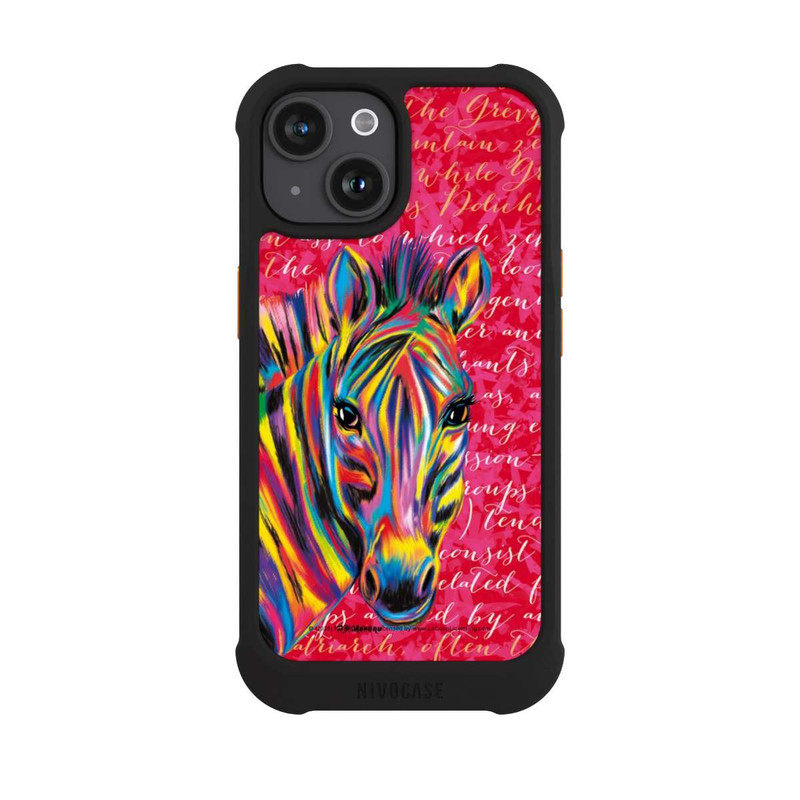 iPhone 15 NIVOmax Zebra bunt