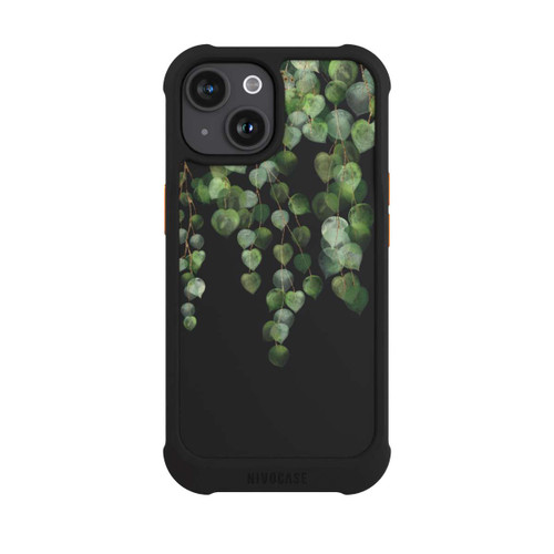 Apple iPhone 15 NIVOmax Eucalyptus Hanging Watercolor Transparent