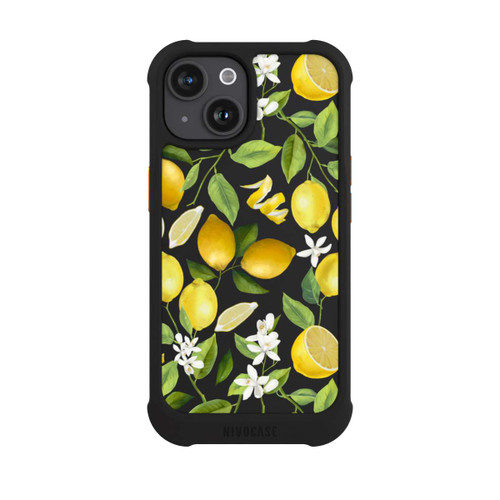 Apple iPhone 15 NIVOmax Lemon Summer Wallpaper Transparent